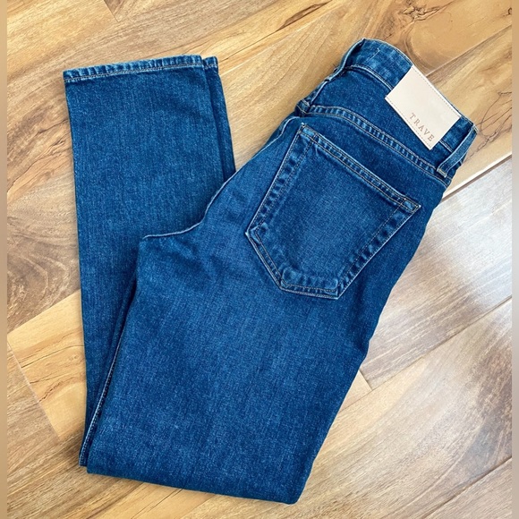 🔥TRAVE Revolve Irina Slim Wonderwall Jeans High Mid Rise Ankle Classic USA 26 - Picture 9 of 12
